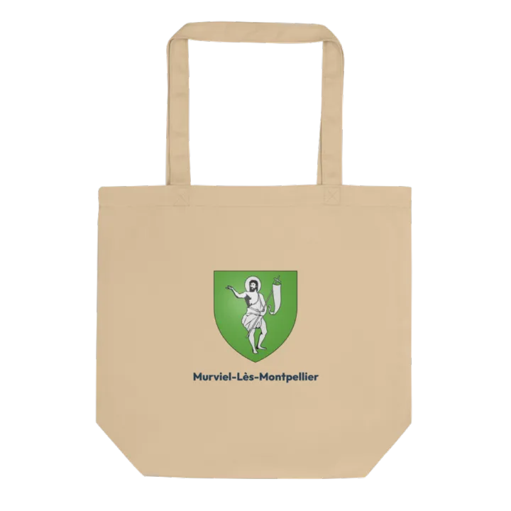 Tote bag coton bio — blason de Murviel-lès-Montpellier