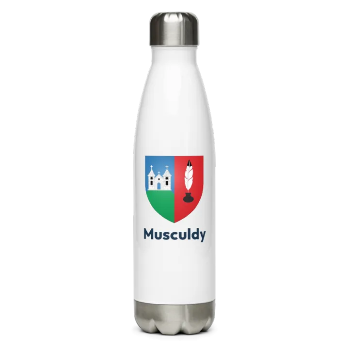 Gourde inox blason de Musculdy