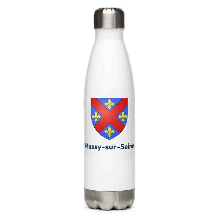 Gourde inox blason de Mussy-sur-Seine