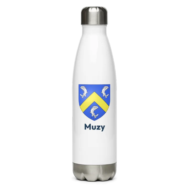 Gourde inox blason de Muzy