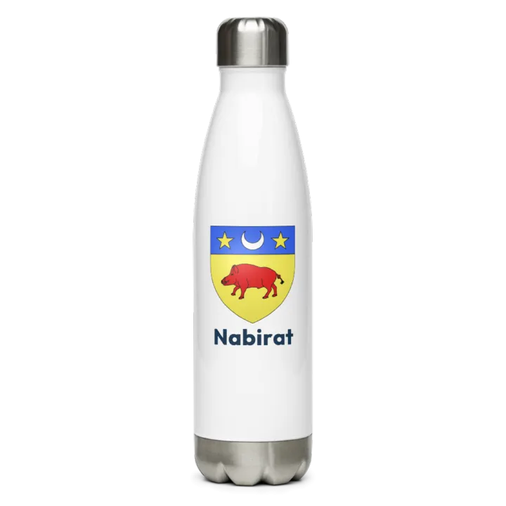 Gourde inox blason de Nabirat