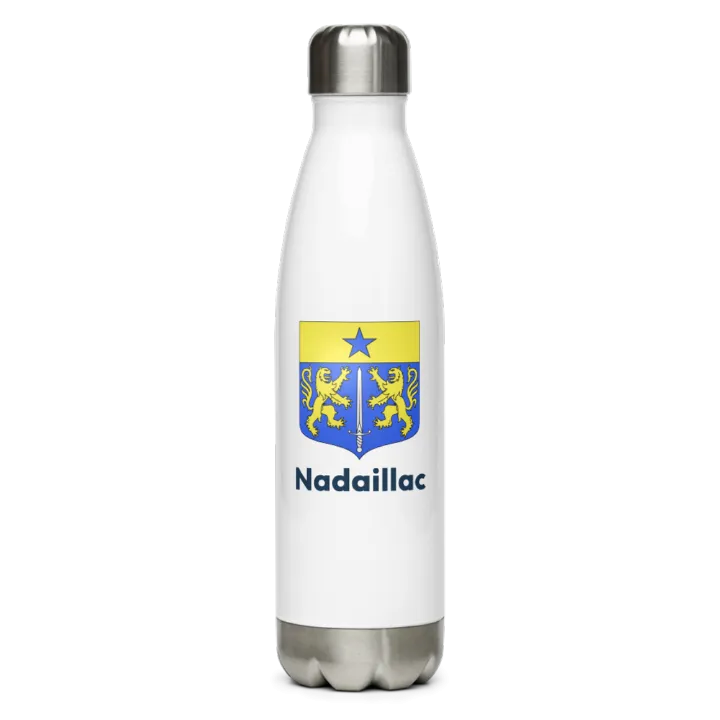 Gourde inox blason de Nadaillac