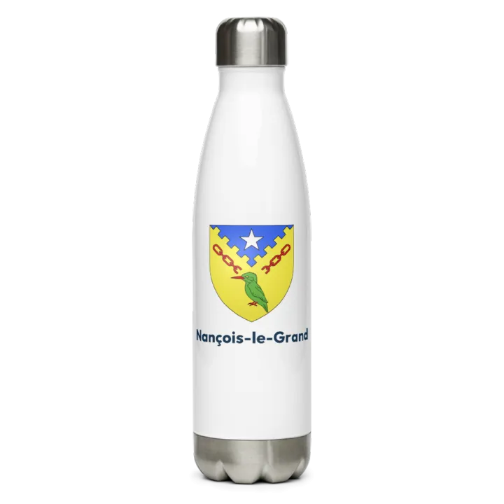 Gourde inox blason de Nançois-le-Grand