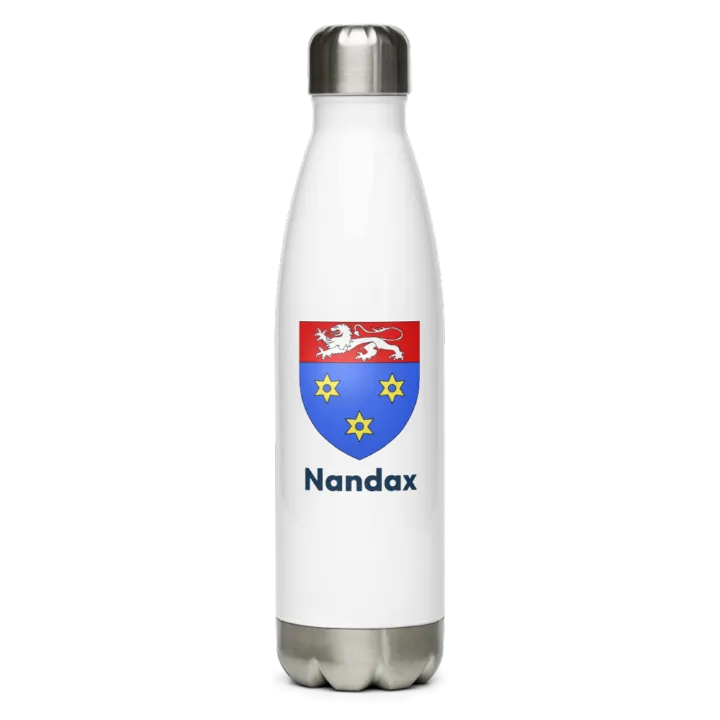 Gourde inox blason de Nandax