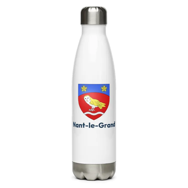 Gourde inox blason de Nant-le-Grand