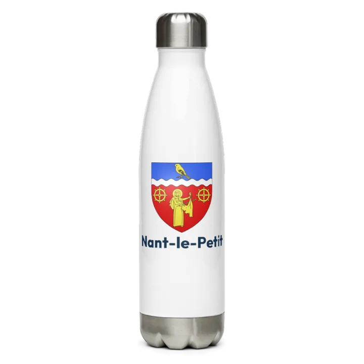 Gourde inox — blason de Nant-le-Petit