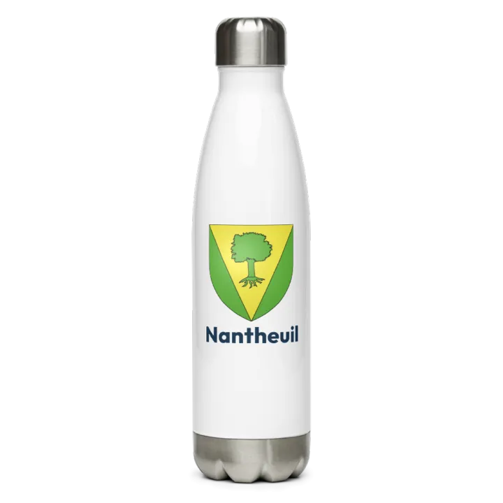 Gourde inox — blason de Nantheuil
