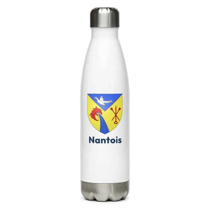 Gourde inox — blason de Nantois
