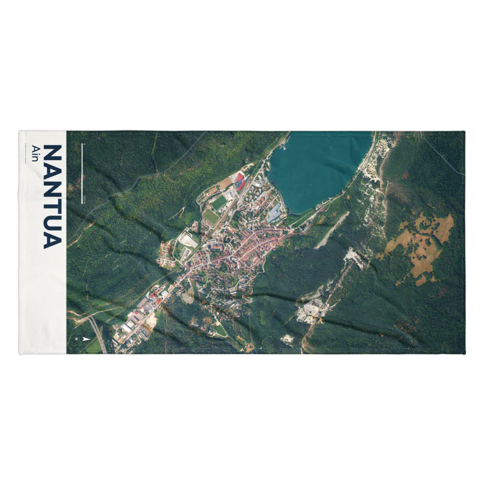 Serviette cartographique — carte de Nantua