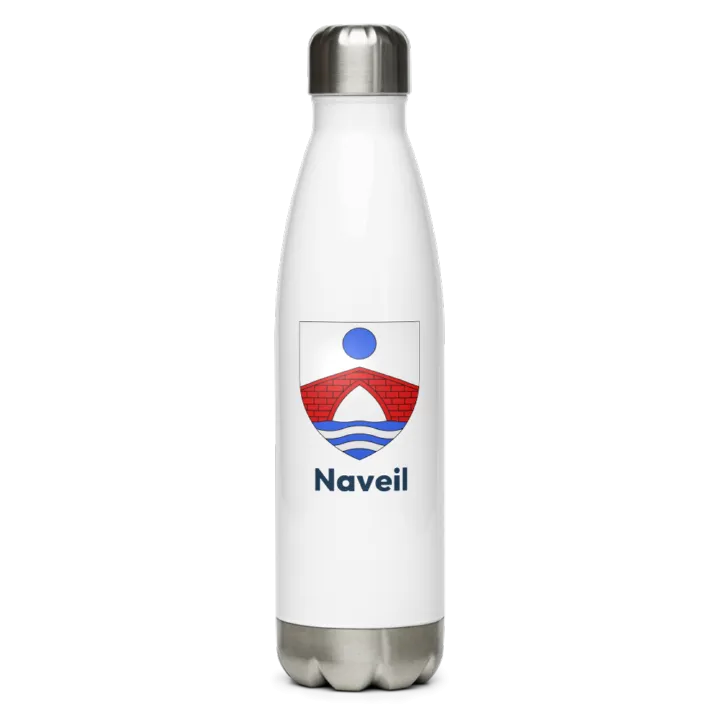 Gourde inox blason de Naveil