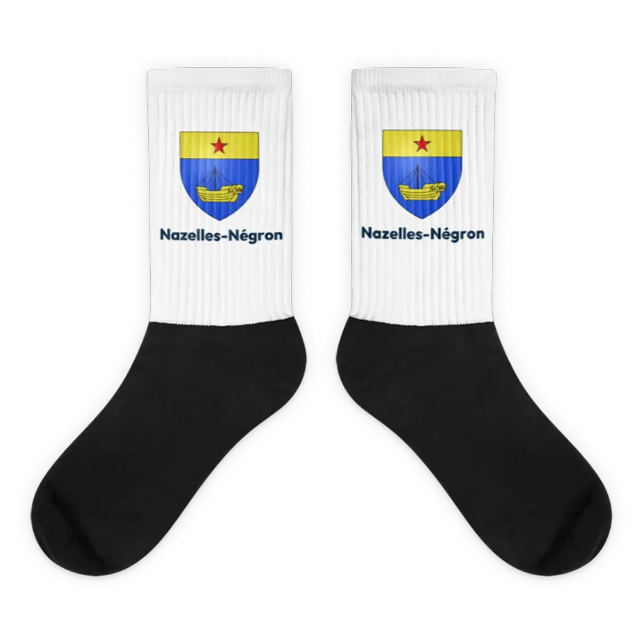 Chaussettes — blason de Nazelles-Négron
