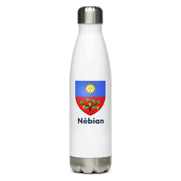 Gourde inox blason de Nébian