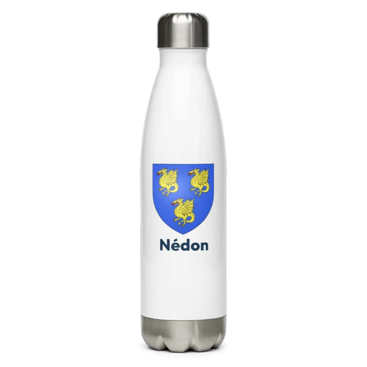 Gourde inox blason de Nédon