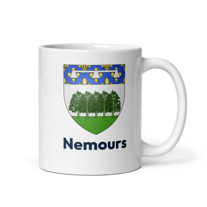 Mug blason de Nemours