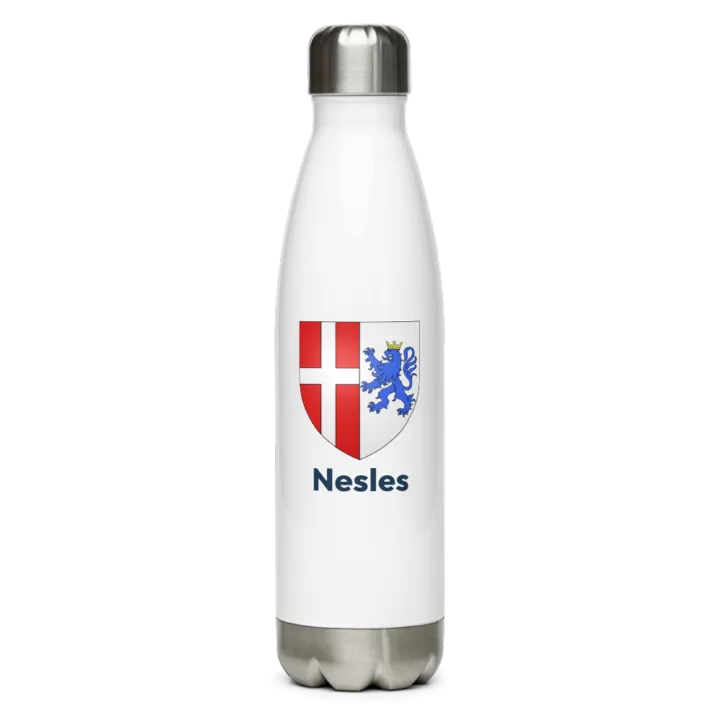 Gourde inox blason de Nesles