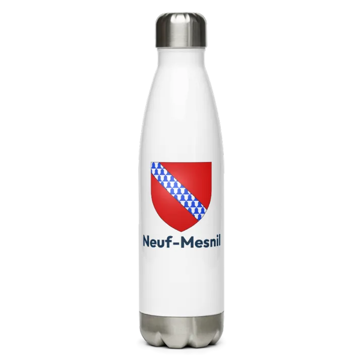 Gourde inox blason de Neuf-Mesnil
