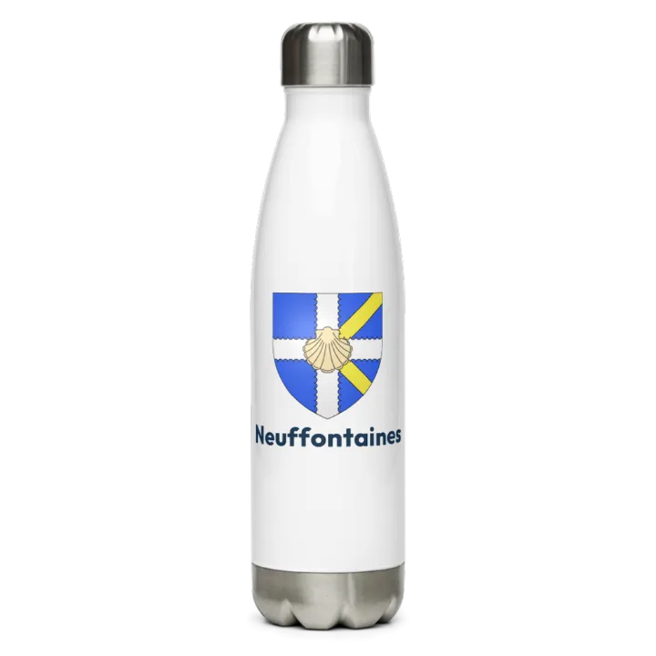 Gourde inox blason de Neuffontaines