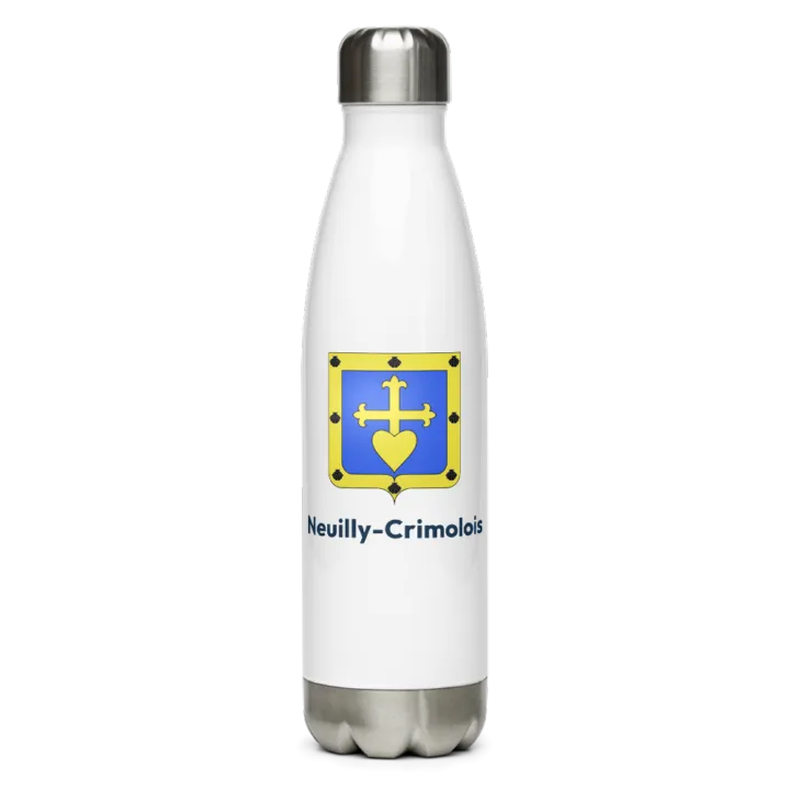 Gourde inox blason de Neuilly-Crimolois