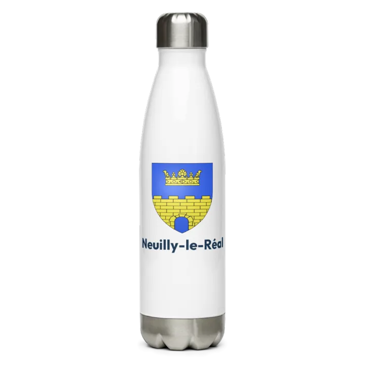 Gourde inox blason de Neuilly-le-Réal
