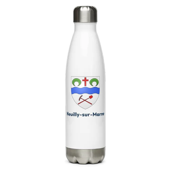Gourde inox blason de Neuilly-sur-Marne