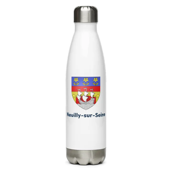 Gourde inox blason de Neuilly-sur-Seine