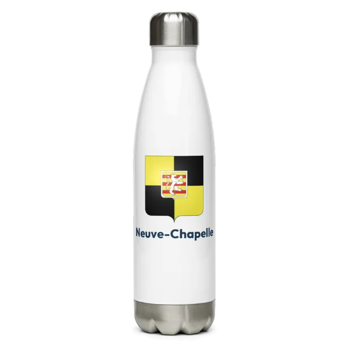 Gourde inox blason de Neuve-Chapelle