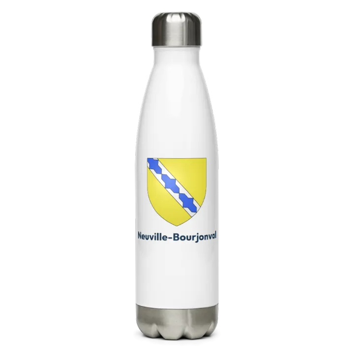 Gourde inox blason de Neuville-Bourjonval