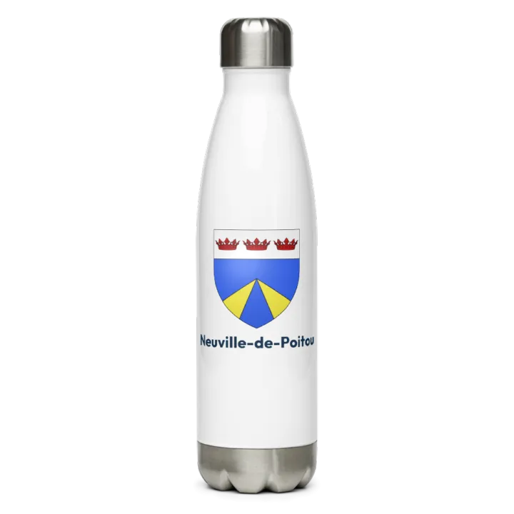 Gourde inox blason de Neuville-de-Poitou