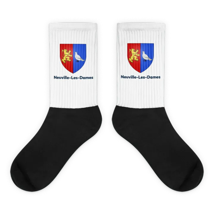 Chaussettes — blason de Neuville-les-Dames
