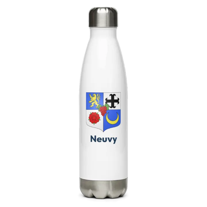 Gourde inox blason de Neuvy