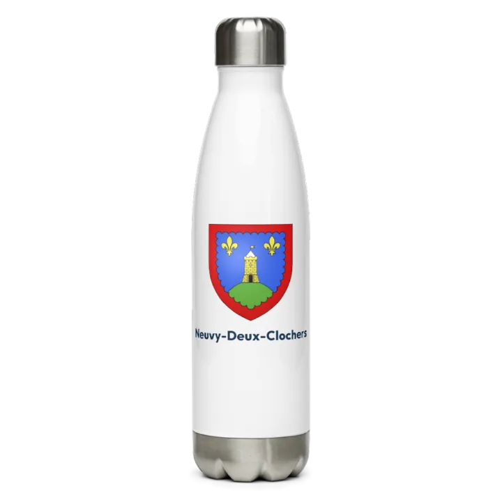 Gourde inox blason de Neuvy-Deux-Clochers