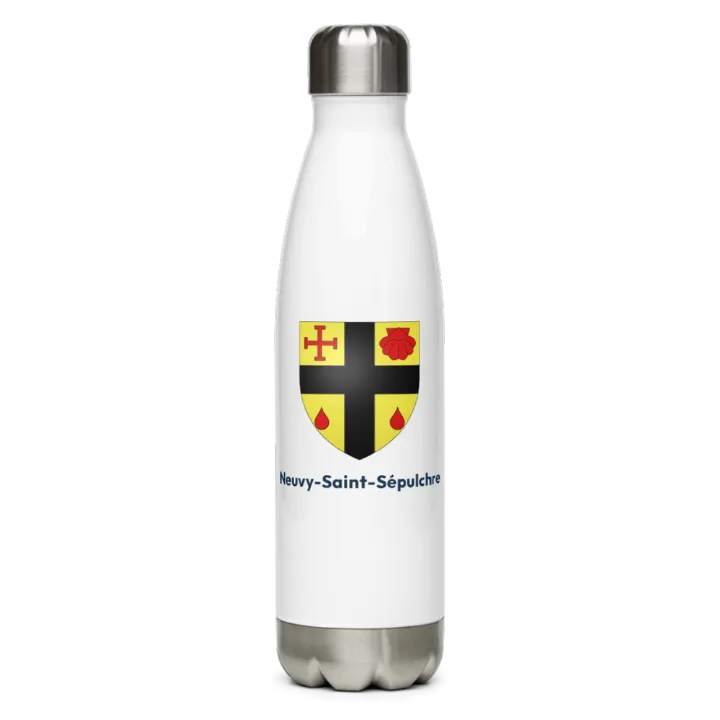 Gourde inox — blason de Neuvy-Saint-Sépulchre