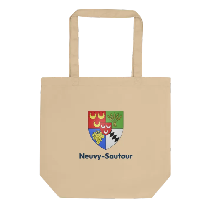 Tote bag coton bio — blason de Neuvy-Sautour