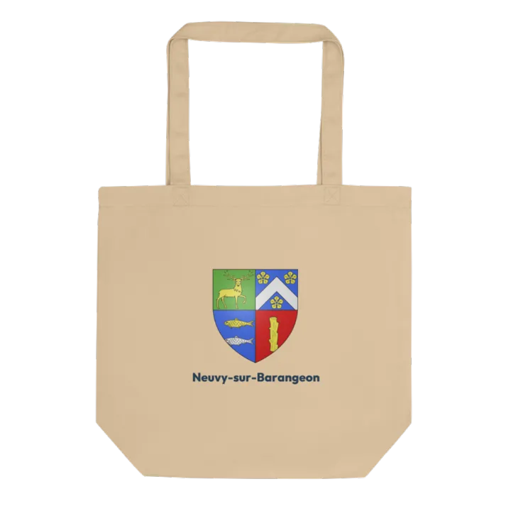Tote bag coton bio — blason de Neuvy-sur-Barangeon