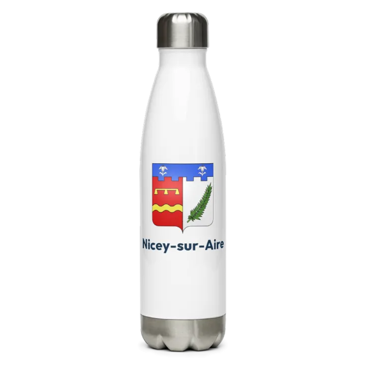 Gourde inox blason de Nicey-sur-Aire