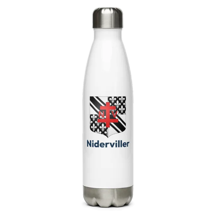 Gourde inox blason de Niderviller