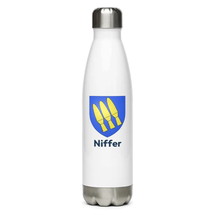 Gourde inox blason de Niffer