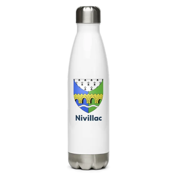 Gourde inox blason de Nivillac