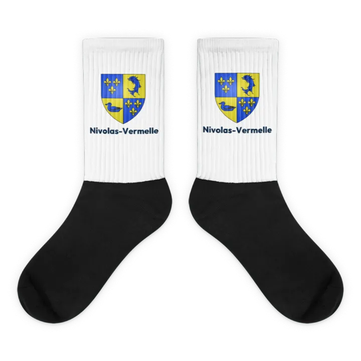 Chaussettes — blason de Nivolas-Vermelle