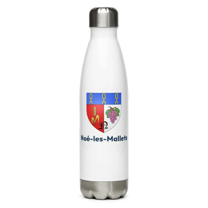 Gourde inox blason de Noé-les-Mallets