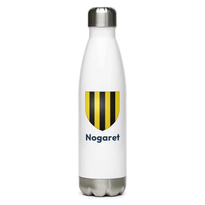 Gourde inox blason de Nogaret