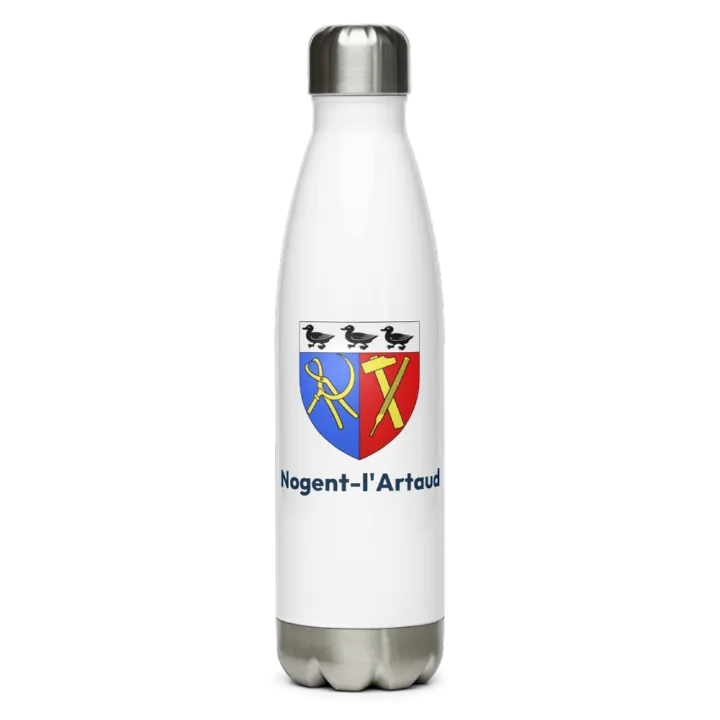 Gourde inox blason de Nogent-l'Artaud