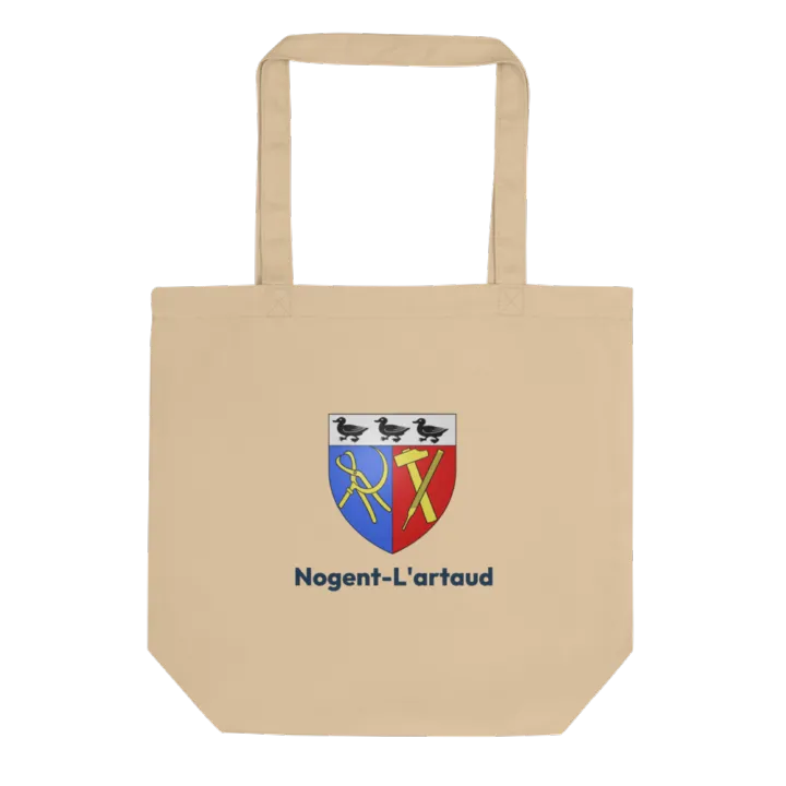 Tote bag coton bio — blason de Nogent-l'Artaud
