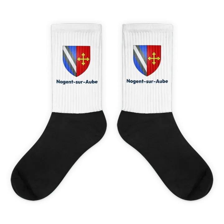 Chaussettes — blason de Nogent-sur-Aube
