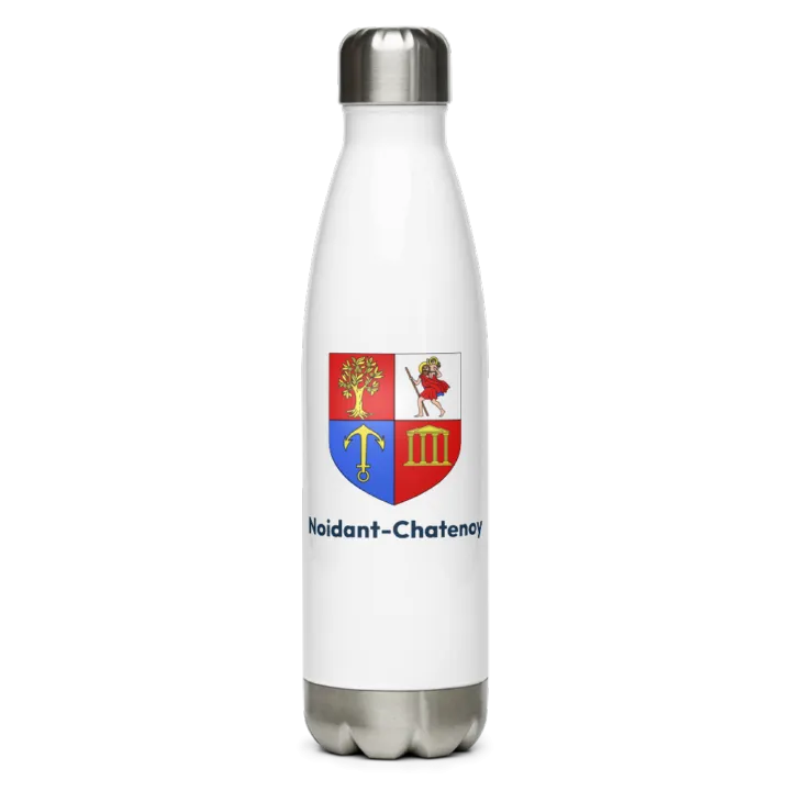 Gourde inox blason de Noidant-Chatenoy