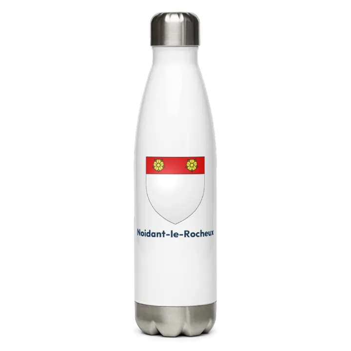 Gourde inox — blason de Noidant-le-Rocheux