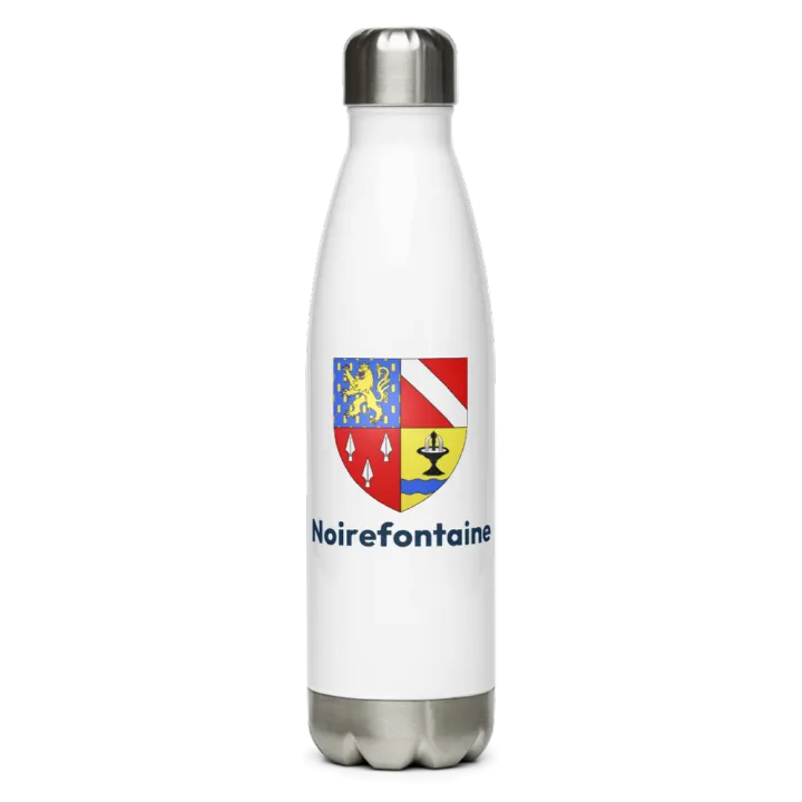Gourde inox — blason de Noirefontaine