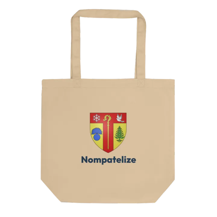 Tote bag coton bio — blason de Nompatelize