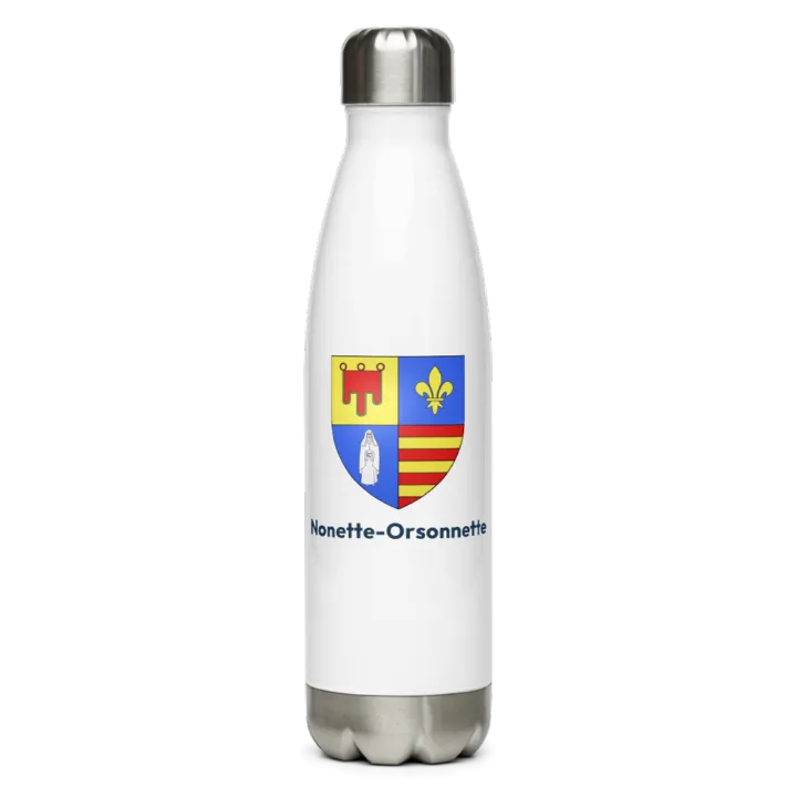 Gourde inox blason de Nonette-Orsonnette