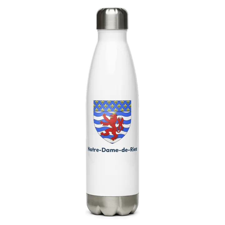 Gourde inox — blason de Notre-Dame-de-Riez